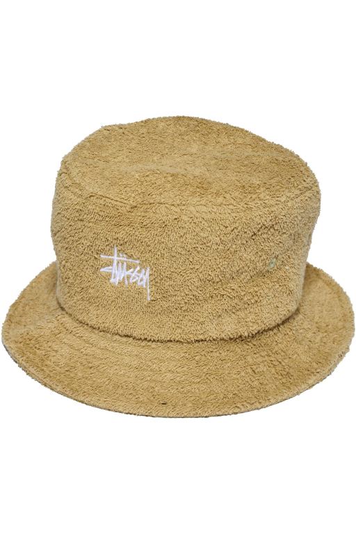 Stussy Mens Graffiti Terry Bucket Hats Brown - OSUXP6019